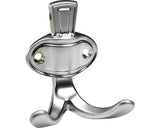 Cuier Pentru Mobila Cu 2 Carlige Hettich Antik & Retro 68x76 Mm, Zamac Nuanta Aluminiu