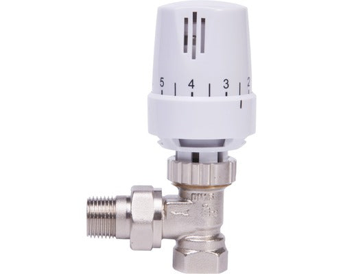 Set Robinet Termostatat Coltar 1/2” Alb