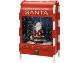 Cutie Postala Craciun Cu Led H 40 Cm Alb Rece