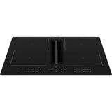 Plita Incorporabila cu Hota Integrata GRUNDIG GIEH634480P, Inductie, 4 Arzatoare, Touch Control, Negru