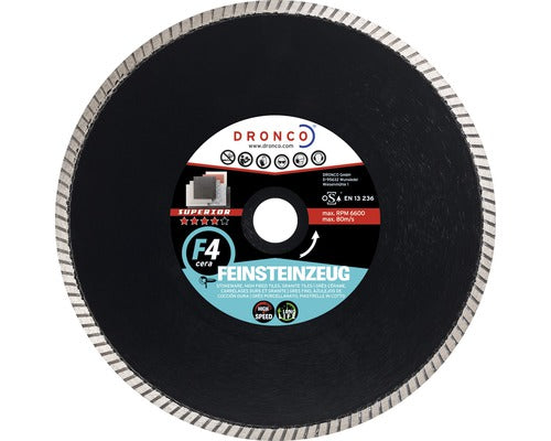 Disc Diamantat Dronco Superior F4 Cera Ø200x2x25,4 Mm