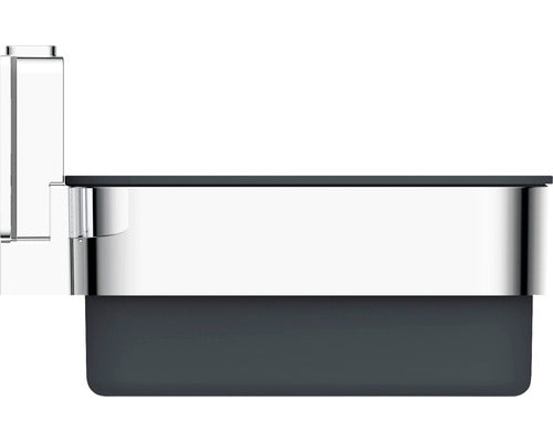 Etajera Dus REIKA Ovaro Magnetica Antracit Cromata Fara Placa Montaj