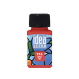 Vopsea pentru Pictura Sticla Idea Vetro Maimeri - Red - 60 ml