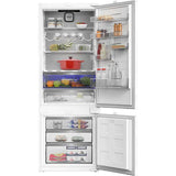 Combina Frigorifica Incorporabila GRUNDIG GKNI6950FHN, No Frost, 370 l, H 194 cm, Clasa D, HomeWhiz, Alb