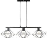 Lustra Vario E27 Max. 3x60w, Negru