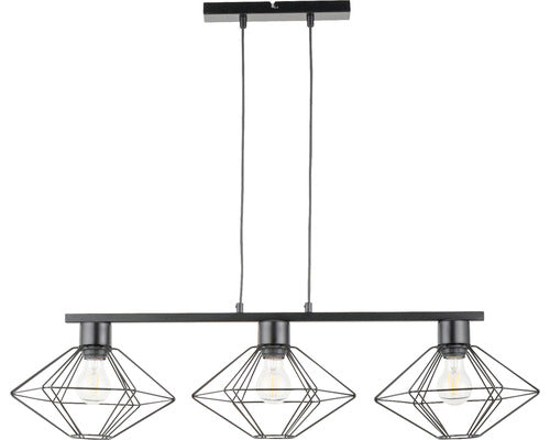 Lustra Vario E27 Max. 3x60w, Negru