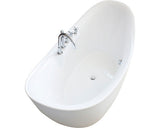 Cada de baie ovala freestanding Tender F 80x172x80 cm acril alb
