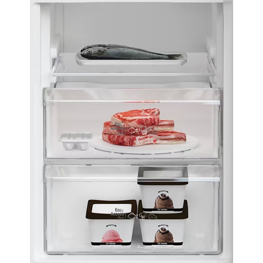 Combina frigorifica Arctic AK54305M40S, 291 l, Clasa E, Garden Fresh, Mix Zone, H 181.3 cm, Argintiu
