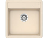 Chiuveta Bucatarie Cu O Cuva Schock Nemo N-100s 49x51 Cm, Fara Picurator, Cristalite Moonstone