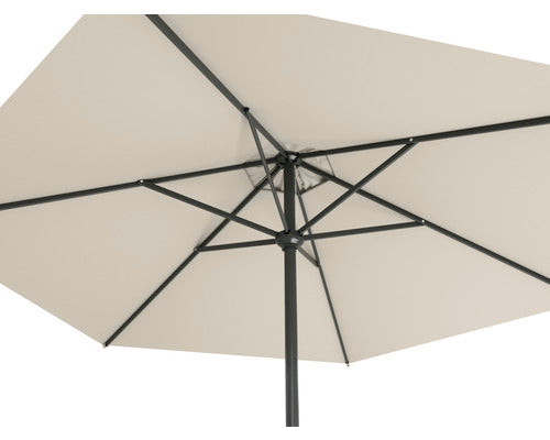 Umbrela Soluna Cessy Ø 300 Cm H 250 Cm 180 G/mp Poliester Ecru