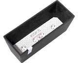 Ghiveci Ecopots Bruges Cu Sistem De Irigare Plastic 45x17x17 Cm Gri Inchis