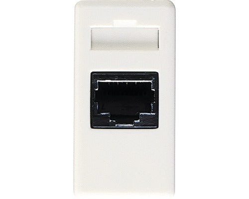 Priza telefon Gewiss, incastrata, culoare alba, modulara - 1 modul