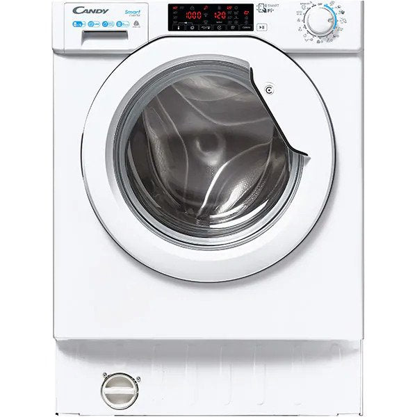 Masina de spalat rufe incorporabila cu uscator Candy CBDO485TWME/1-S, 8/5 kg, 1400 rpm, Motor inverter, Mix Power Systemm Clasa A