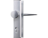 Maner Mobil Si Maner Tip Buton Cu Sild Usa Intrare Abus Bp92f1 G, Pentru Usa De Securitate, Argintiu