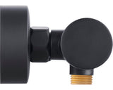 Baterie dus cu termostat form & style Kuda negru mat