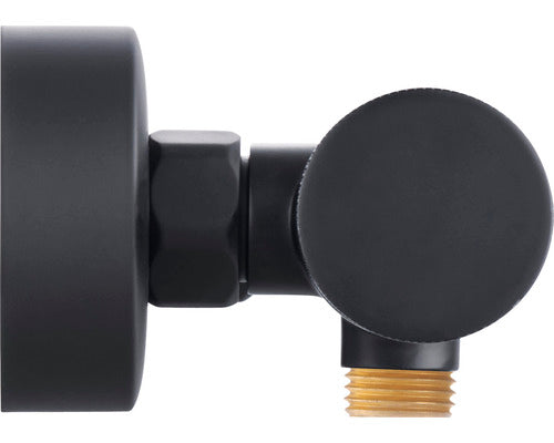 Baterie dus cu termostat form & style Kuda negru mat