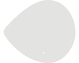 Oglinda Baie Cu Led, Intrerupator Touch, 85x75 Cm