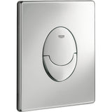 Placa de actionare WC Grohe Skate Air 38505000 dubla spalare, 156 x 197 mm, crom