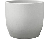 Masca Ghiveci Soendgen Basel Stone Ceramica Ø 19 Cm H 18 Cm Gri Deschis