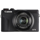 Aparat foto digital Canon PowerShot G7 X Mark III, 20 MP, 4K, Negru + Acumulator Canon NB-13L