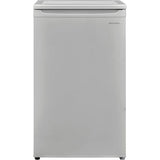 Frigider cu o usa SHARP SJ-UE088T0S, iluminare LED, fruits & vegetable zone, clasa E, inaltime 82.1, 81l, Argintiu