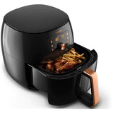 Friteuza cu aer cald PHILIPS Airfryer XXL Smart Sensing HD986790, 2225W, 1.4kg, negru/auriu