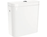 Rezervor WC ceramic Roca The Gap, dubla comanda, 3-4,5 l, admisie laterala, alb