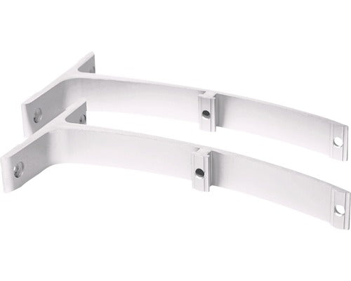 Console Duble 18 Cm Argintiu, Pachet 2 Buc