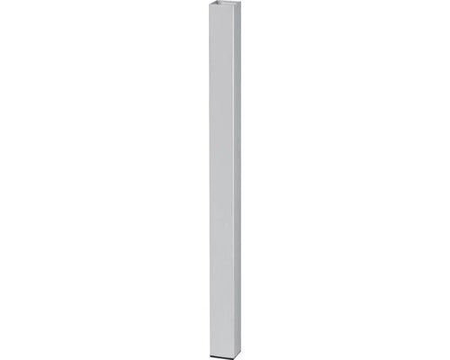 Picior masa patrat Tarrox 50x50x710 mm, argintiu