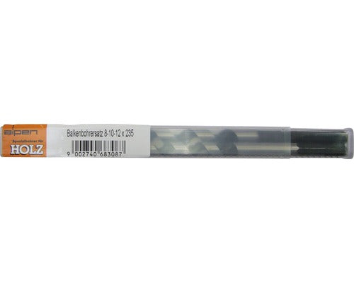 Set Burghie Pentru Grinzi De Lemn Alpen Ø8-12 Mm, 3 Piese