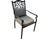 Scaun Gradina Arthur Aluminiu 66, 5x60x100 Cm Bronz/gri