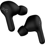 Casti JAYS t-Seven, True Wireless, Bluetooth, In-Ear, Microfon, Noise Cancelling, Negru
