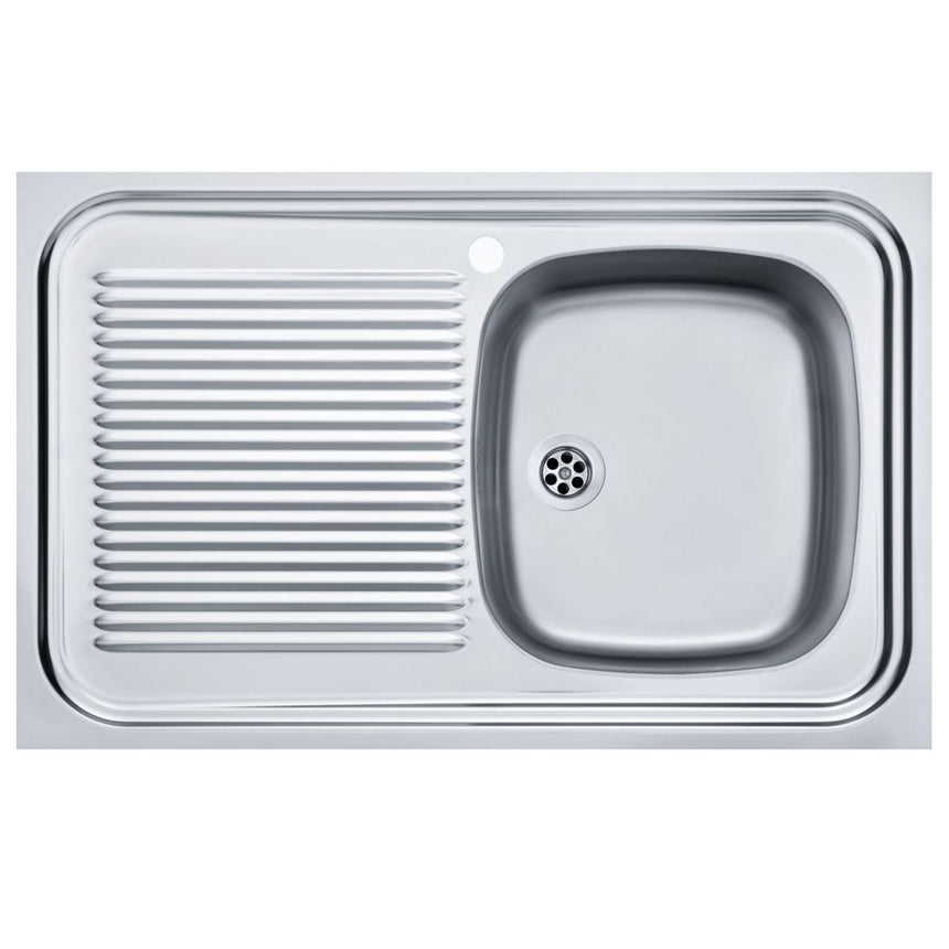 Chiuveta bucatarie Franke Dekor SXL 711 Eco 2, 800x500 mm, picurator stanga, Inox