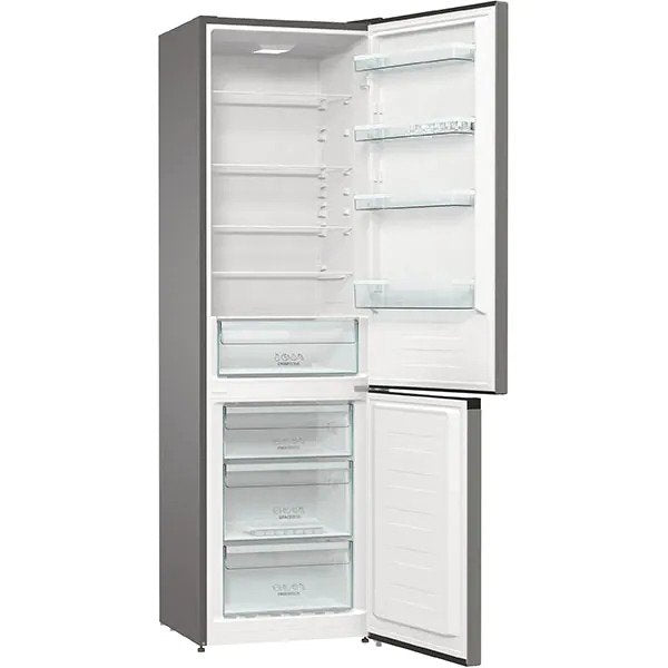 Combina frigorifica GORENJE RK6202ES4, FrostLess, 348 l, H 200 cm, Clasa E, Argintiu