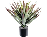Planta Artificiala Yucca In Ghiveci H 48 Cm Verde/ Rosu