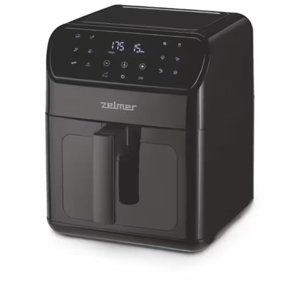 Friteuza cu aer cald multifunctionala Zelmer ZAF6500, capacitate 6,5 l, 1500 W, 13 programe automate de gatire, negru