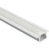 Profil LED incastrat, aluminiu, anodizat, 200cm