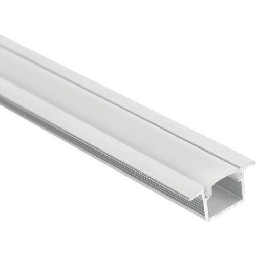 Profil LED incastrat, aluminiu, anodizat, 200cm