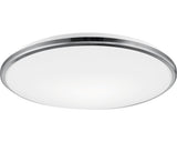 Plafoniera cu LED integrat Silver 10W 900 lumeni, pentru baie IP44, crom, lumina neutra
