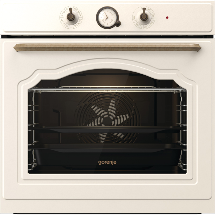 Cuptor incorporabil Gorenje BOS67371CLI, electric, autocuratare hidrolitica, 77 l, clasa A, Bej