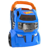 Cutie de Depozitare 2 in 1, Hot Wheels, Launcher and Race, Albastru-Portocaliu