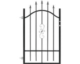 Poarta Pietonala Polbram Lucina 170-200x90 Cm Deschidere Stanga Negru