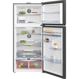 Frigider cu doua usi Beko RDNE650E40DZXBRN, 630 l,Neo Frost Dual Cooling, Everfresh+, HarvestFresh, AeroFlow, Compresor ProSmart Inverter, Dozator apa, Clasa E, H 187 cm, Dark Inox