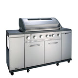 Gratar gaz Grill Chef Landmann, 6+1 arzatoare inox, 162.5x55.5x119.5 cm