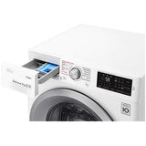 Masina de spalat rufe frontala LG F2WN2S7S4E, 7 kg, 1200rpm, Clasa E, Alb