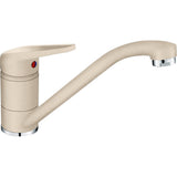 Baterie Franke Novara Plus Oyster, rotatie pipa 360, furtune flexibile inox, cartus ceramic