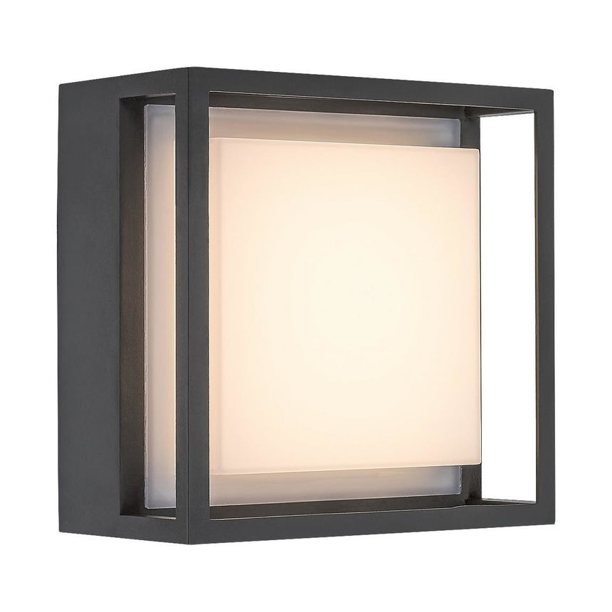 Aplica LED exterior, Rabalux, 6.5W, Gri/Alb