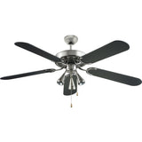 Ventilator de plafon Agestis Ø132cm 60W, cu dulii G10 max. 3x50W