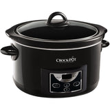 Slow cooker Crock-Pot SCCPRC507B-050, 4.7 l, 2 setari gatit, vas de ceramica detasabil, negru