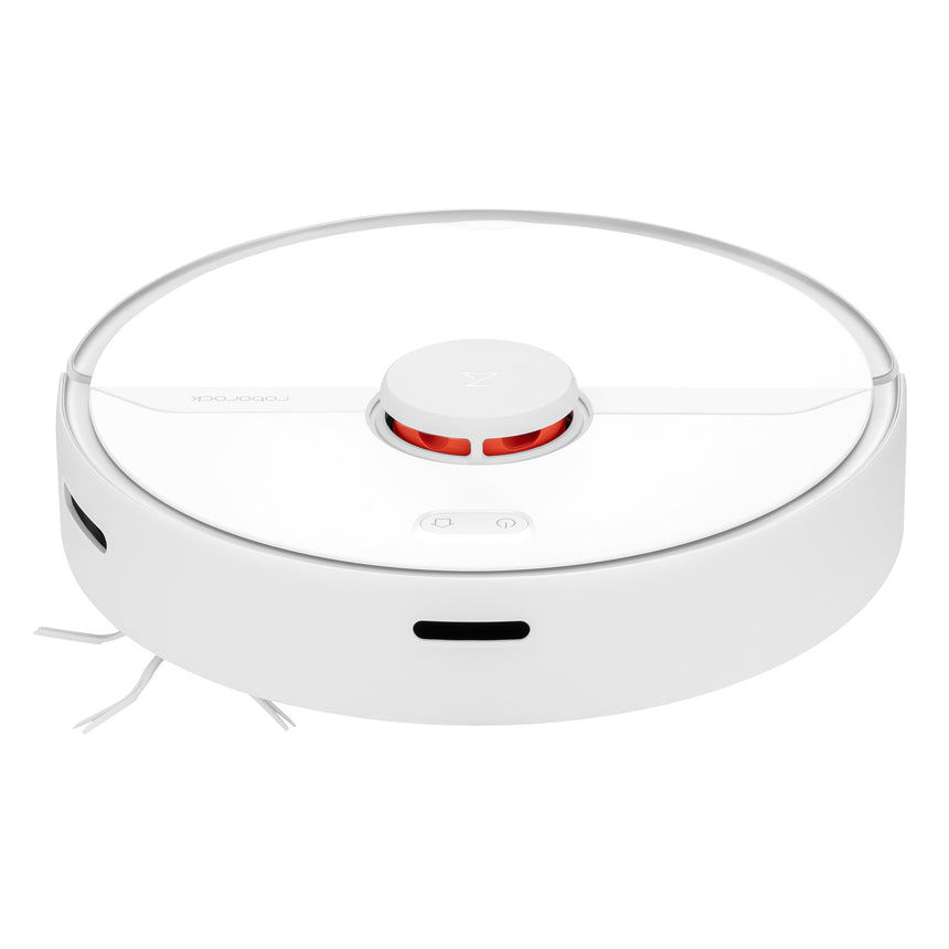 Aspirator robot Roborock S6 Pure, Mop, 58 W, Navigatie LiDAR, Zone No-Go, Google Assistant & Alexa, WiFi, 5200 mAH, Alb